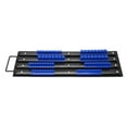 thumbnail image 1 of Socket Holder, 1/4in 3/8in 1/2in Blue Multipurpose Socket Organizer Tray  For Auto Repairing, 1 of 8