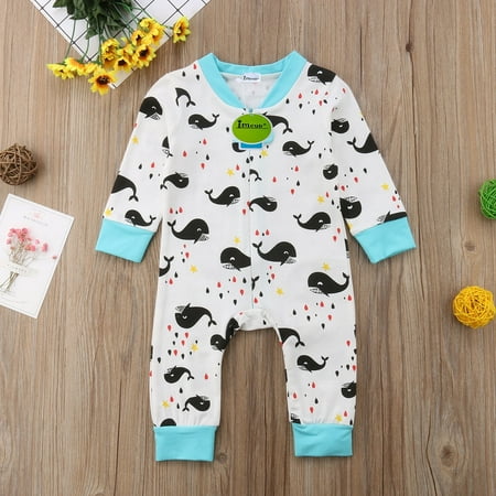 

Newborn Baby Girl Long Sleeve Romper Bodysuit Jumpsuit Outfits Sunsuit Clothes