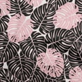 thumbnail image 1 of oneOone Velvet Medium Pink Fabric Tropical Sewing Craft Projects Fabric Prints By Yard 58 Inch Wide, 1 of 1
