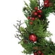Northlight 24" Rustique Rouge Jingle Bell, Berry et Pomme de Pin Artificielle Couronne de Noël – image 3 sur 3