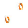 thumbnail image 3 of Jumpingount Tapones de vidrio antideslizantes, cómodos anteojos, puntas para las sienes, 1 par de correas para gafas, soporte, equipo de belleza Naranja 2piezas, 3 of 6