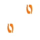 thumbnail image 3 of Gafas de agarre para orejas Qarigey Silicona Correa Holder Slip-prevención Naranja 2piezas, 3 of 6