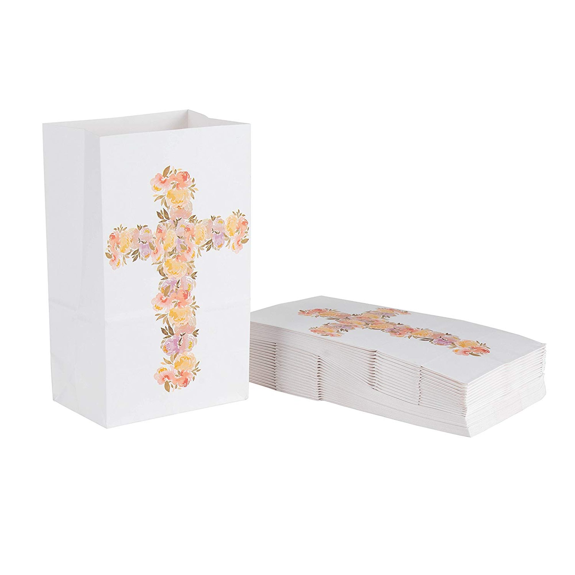 Party Treat Bags 36Pack Gift Bags, Religious Party Supplies, Paper