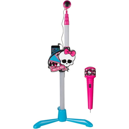 Sakar 19948 Monster High Singing Microphone Stand (Best Headset Microphone For Singing)