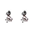 thumbnail image 1 of Qarigey Adjustable Size Rings Student Trend Men Alloy Ring Holiday Opening Stereoscopic  Jewelry Party Supply Accessories Daily Como se muestra 2piezas, 1 of 6