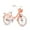 Peach, variant on Glerc Maggie Grils Bike, 20 Inch Kids Bicycle for 7-13 Years Old Chlidren, Princess Styles Kids Bikes with Rack & Basket & Kickstand, Pink
