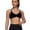 Black, variant on Endives Yoga Sport Bras Strappy Sports Bras Open Back Deep V Bras Casual Bralette Yoga Crop Top With Removable Cups Sports Bras for Women High Support