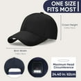 thumbnail image 3 of 2WIN2BUY 2 Packs Hat with Light Built In,Rechargeable LED Hat for Men Women,Baseball Cap with Headlight for Outdoor Fishing Running,Navy Blue&Black, 3 of 11