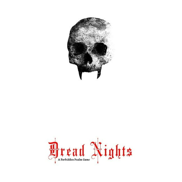 Space Penguin Ink SDJFP0007 Forbidden Psalm Dread Nights HC Role Playing Game