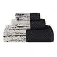 thumbnail image 3 of Superior Lodie Cotton Jacquard 3 Piece Towel Set, Stone-White, 3 of 10