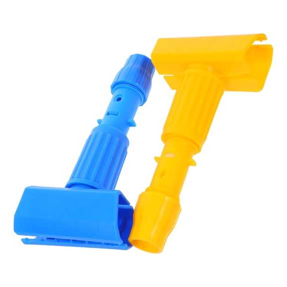 STRANDCHIC Heavy Duty Mop Grip Assorted Color Plastic for Home Use Adjustable Handle 2Pcs