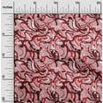 thumbnail image 2 of oneOone Tissu Polyester Lycra Rouge Abstrait pour Projets d'Artisanat, Tissu de Déco Imprimé au Yard, 56 Pouces de Large, 2 of 4