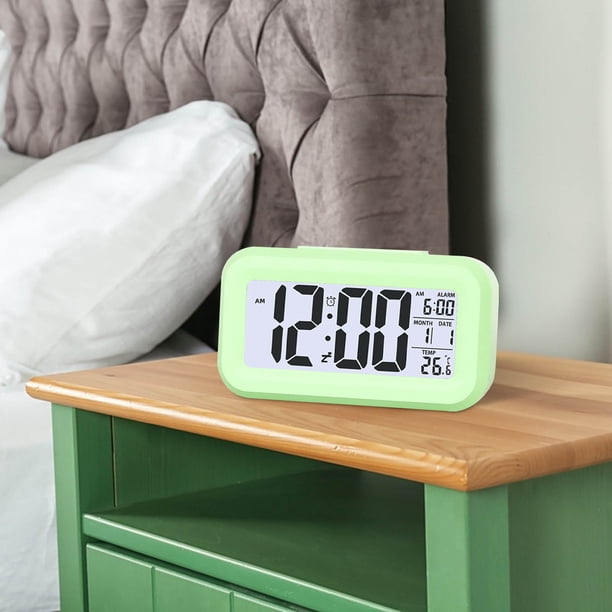 Temperature Version Smart Clock Silent Electronic Digital Clock Intelligent Night Light Sleepy Student Smart Alarm Clock Without Battery Using 3 No 7 Batt Deals Of The Day Clearance