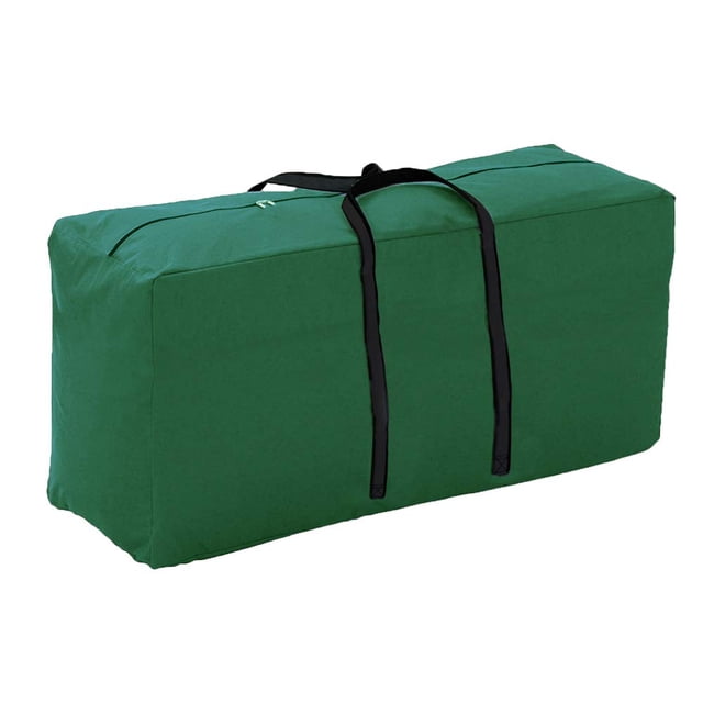 Linkool Sac de Rangement pour Coussins de Meubles de Patio Extérieur avec Fermeture Éclair et Poignées 68x30x20 Pouces Imperméable