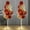 E, variant on Balloon Stand Kit for Floor with String Lights, 2 Set Centerpieces Decorative Balloons for Wedding Christmas Birthday Anniversary Party