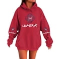 thumbnail image 4 of Moonsky Sudadera con capucha de moda para mujer de la cantante pop Dem/0n HUNTR/X con jersey corto, suave y cómoda, top de manga larga para uso informal en primavera, otoño e invierno. (Rojo L), 4 of 4