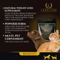 thumbnail image 2 of Lexelium Organic Weight Management Supplement for Cats & Dogs | 100% Natural Pet Supplement Powder | Helps with Weight Loss & Curbing Appetite | Keeps Cats and Dogs from Overeating | 200 Grams, 2 of 6