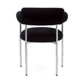 thumbnail image 6 of Christopher Knight Home Contemporary Boucle Upholstered Dining Chairs, Armchair with Metal Legs, Black, Set of 2, 6 of 13