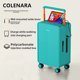 thumbnail image 3 of COLENARA equipaje de viaje de mano 20 "24 pulgadas maleta de embarque cubierta de carrito 26" caja de contraseña maleta con ruedas para mujer, 3 of 4