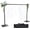 Black, variant on Pipe and Drape Backdrop Stand Kit Backdrop Stand For Parties 8x10 FT Adjustable Photo Backdrop Stand Heavy Duty Background Stand for Wedding Banquet Decorations