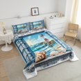 thumbnail image 4 of Erosebridal Aqua Soccer Helmet Area Rugs For Living Room 6'6" x 4'11", Football Game Bedroom Decor, Sports Theme Decor, Non Slip, 4 of 8