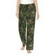 thumbnail image 1 of Balery Green Camouflage Skull Pantalones de pijama para mujer, pijamas ultraligeros, pantalones de estar por casa-Medium, 1 of 6