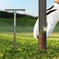 thumbnail image 2 of Advancent Sonda de muestreo de suelo, Tubular de acero inoxidable, estilo T, campo de golf, muestreo de campo, broca para césped, herramienta de Golf, 2 of 6