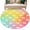 Red Green, variant on Area Rug 2 x 3 Ft, Easter Indoor Accent Bathroom Rugs for Kitchen/Laundry Room, Spring Rabbit Silhouette Colorful Rainbow Graffiti Washable Non-Slip Runner Floor Mat for Entryway, Living Room