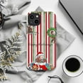 thumbnail image 6 of Curious Monkey Christmas Stripes Phone Case, Happy Holidays Red & Green Cover for iPhone 17 16 15 14 13 12 11 Pro Plus Mini, 6 of 6