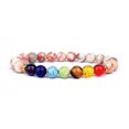 thumbnail image 3 of Pulseras y brazaletes de Chakra de piedra Natural para hombres, pulsera de equilibrio de Yoga, abalorio Ojo de Tigre, Nueva joyería de oración de Buda, 3 of 4