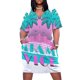 thumbnail image 1 of Vestido de fiesta retro de los 80 de Miami Vice para mujer, elegante y hermoso vestido de verano., 1 of 6