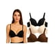 thumbnail image 1 of Paquete de 3 Brasieres Doble Push Up, Aumenta hasta dos tallas incluye 6 Colores Diferentes, 1 of 4