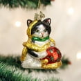 thumbnail image 2 of Old World Christmas Ornaments: Holiday Kitten Glass Blown Ornaments for Christmas Tree (12223), 2 of 2