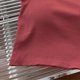 thumbnail image 5 of Camiseta sin mangas para mujer, camisola recortada acolchada multifunción a la moda de Color sólido, Top para verano, rojo parduzco, talla libre, 5 of 5