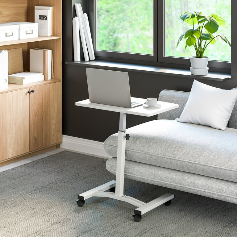 Seville Classics airLIFT Adjustable Laptop Cart Workstation with