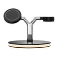 thumbnail image 2 of Hi.FANCY Phone Charging Station Wireless LED Phone Charger Type-C Universal Watch Earphone Charger, Black, 2 of 9