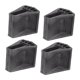 thumbnail image 2 of 4 cubiertas para pies de escalera, accesorios, prácticos protectores de fácil instalación y estabilidad. Negro, 2 of 9