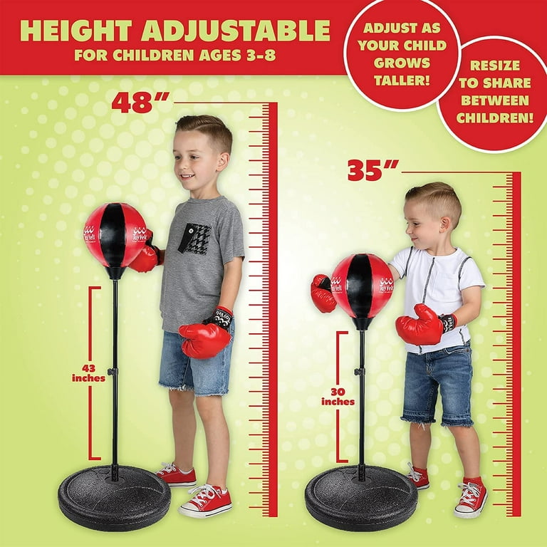 Childs punch ball and gloves deals
