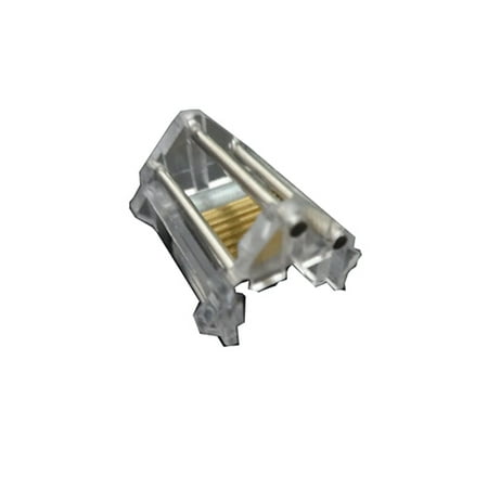 Hold Down Bracket - 10 PAIR: Hold Down Brackets for MINI BLINDS up to 1 inch wide slats, Clear,