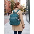 thumbnail image 4 of Spencer Women Backpack Purse Anti-theft Travel Backpack Ladies Shoulder Bags Waterproof Nylon Handbags Casual Daypack, Blue, 4 of 11