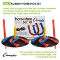 thumbnail image 2 of Champion Sports Rubber Horseshoe Set, 2 of 4