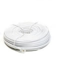 thumbnail image 3 of NEW 50 FT FOOT TELEPHONE PHONE EXTENSION CORD CABLE LINE WIRE WHITE RJ11 MODULAR, 3 of 3