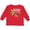 Red, variant on Inktastic Grandma's Little Monkey grandchild Boys or Girls Long Sleeve Toddler T-Shirt