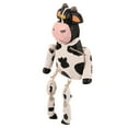 thumbnail image 5 of SEWCHICS Cow Statue Wooden Assorted Color 1Pcs 12.2x5.5x2.0In, 5 of 8