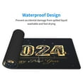 thumbnail image 5 of Disketp Gaming Mouse Pad Happy New Year 2024 Pattern Large Mouse Mat Long Extended Desk Pad Non-Slip Rubber Mice Pads Stitched Edges Thin Pad (11.8x31.5 Inch), 5 of 9