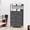 Dressers | Dark Gray, variant on Modern 9 Drawer Wooden Chest with Power Strip | 63" Wide Bedroom Dresser, Hallway & Living Room Storage Cabinet with Charging Station, White