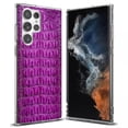 thumbnail image 1 of TalkingCase Slim Phone Case Compatible for Samsung Galaxy S22 Ultra 5G, Purple Crocodile Print, Thin Light, Flexible, Soft, USA, 1 of 6