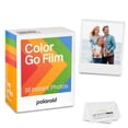 thumbnail image 1 of Película de color Polaroid Go de 16 hojas con marco blanco + paño, 1 of 5