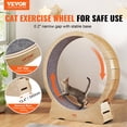 thumbnail image 2 of VEVOR Roue d'Exercice pour Chat, Grande Roue de Tapis Roulant pour Chats d'Intérieur, Roue de Course de 52 Pouces avec Tapis Détachable et Teaser pour Chat, Adapté à la Plupart des Chats, 2 of 9