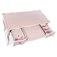 thumbnail image 5 of Pemberly Row Contemporary maple Wood Veneers Writing Desk in Pink, 5 of 10